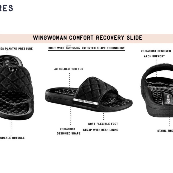 Oliver Thomas Wingwoman Comfort Recovery Slide - red - Picture 7 of 7